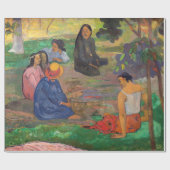 Paul Gauguin - Het gesprek / Les Parau Parau Cadeaupapier (Vlak)