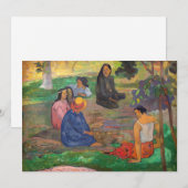 Paul Gauguin - Het gesprek / Les Parau Parau Kaart (Voorkant / Achterkant)