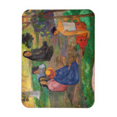 Paul Gauguin - Het gesprek / Les Parau Parau Magneet (Verticaal)