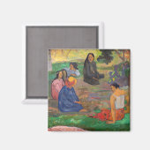 Paul Gauguin - Het gesprek / Les Parau Parau Magneet (Voorkant / Achterkant)