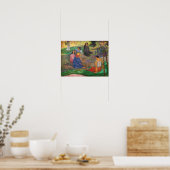 Paul Gauguin - Het gesprek / Les Parau Parau Poster (Keuken)