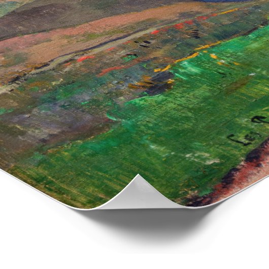 Paul Gauguin - Het gesprek / Les Parau Parau Poster (Hoek)