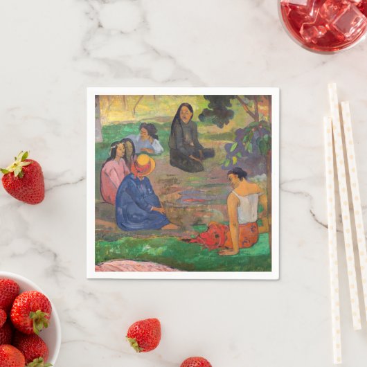 Paul Gauguin - Het gesprek / Les Parau Parau Servet (Insitu)