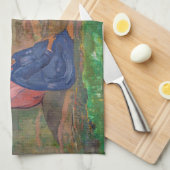 Paul Gauguin - Het gesprek / Les Parau Parau Theedoek (Quarter Fold)