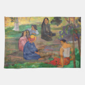 Paul Gauguin - Het gesprek / Les Parau Parau Theedoek (Horizontaal)