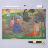 Paul Gauguin - Het gesprek / Les Parau Parau Tissuepapier (Craft)