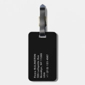 Paul Gauguin - Het Nachtcafé, Arles Bagagelabel (Achterkant verticaal)