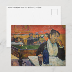 Paul Gauguin - Het Nachtcafé, Arles Briefkaart