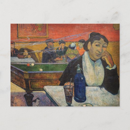Paul Gauguin - Het Nachtcafé, Arles Briefkaart (Voorkant)