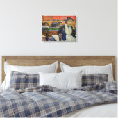 Paul Gauguin - Het Nachtcafé, Arles Canvas Afdruk (Insitu (Slaapkamer))