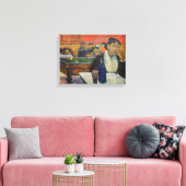 Paul Gauguin - Het Nachtcafé, Arles Canvas Afdruk (Insitu (Woonkamer))