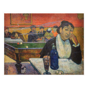 Paul Gauguin - Het Nachtcafé, Arles Foto Afdruk