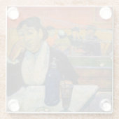 Paul Gauguin - Het Nachtcafé, Arles Glazen Onderzetter (Achterkant)