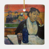 Paul Gauguin - Het Nachtcafé, Arles Keramisch Ornament (Achterkant)