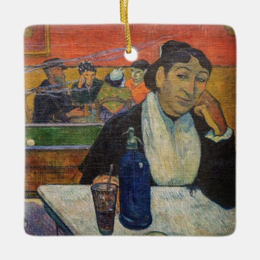 Paul Gauguin - Het Nachtcafé, Arles Keramisch Ornament (Voorkant)