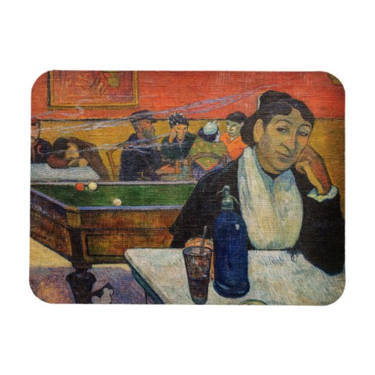 Paul Gauguin - Het Nachtcafé, Arles Magneet (Horizontaal)