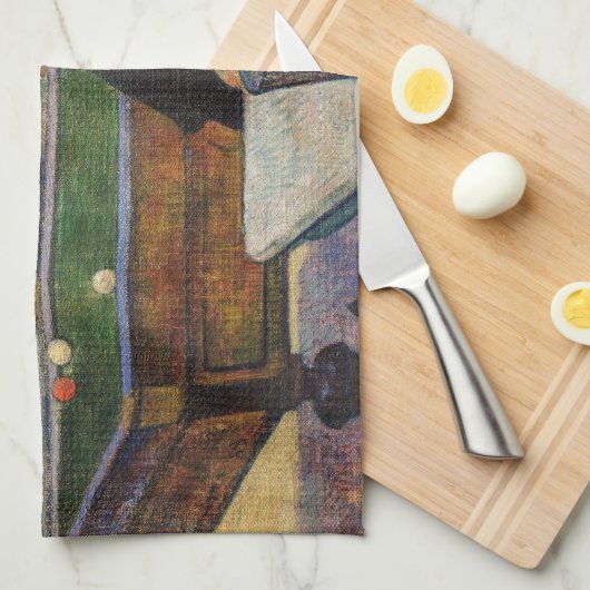 Paul Gauguin - Het Nachtcafé, Arles Theedoek (Quarter Fold)