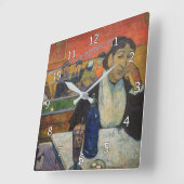 Paul Gauguin - Het Nachtcafé, Arles Vierkante Klok (Hoek)