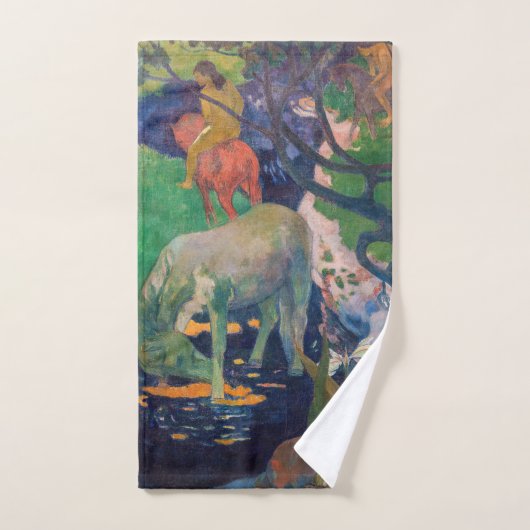 Paul Gauguin - Het witte paard Bad Handdoek (Handdoek)