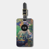 Paul Gauguin - Het witte paard Bagagelabel (Voorkant verticaal)