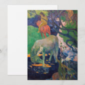 Paul Gauguin - Het witte paard Bedankkaart (Voorkant / Achterkant)