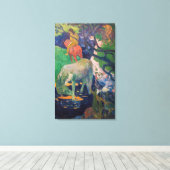 Paul Gauguin - Het witte paard Canvas Afdruk (Insitu (Houten vloer))