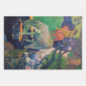 Paul Gauguin - Het witte paard Inpakpapier Vel (Voorkant 2)