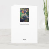 Paul Gauguin - Het witte paard Kaart (Achterkant)