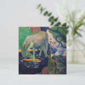 Paul Gauguin - Het witte paard Kaart (Staand voorkant)