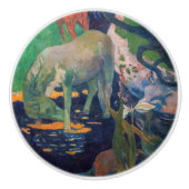 Paul Gauguin - Het witte paard Keramische Knop (Voorkant)