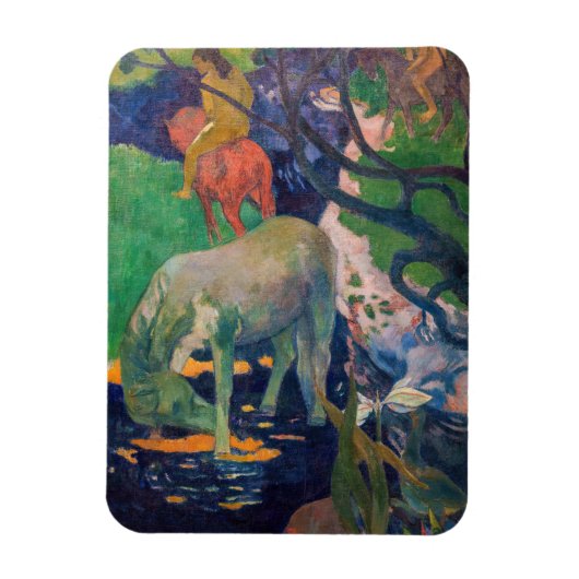 Paul Gauguin - Het witte paard Magneet (Verticaal)