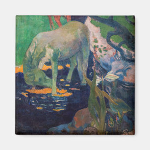 Paul Gauguin - Het witte paard Magneet