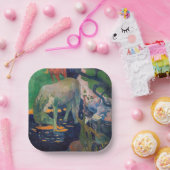 Paul Gauguin - Het witte paard Papieren Bordje (Feest)