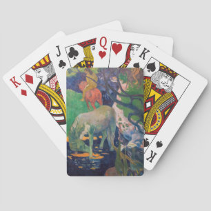 Paul Gauguin - Het witte paard Pokerkaarten