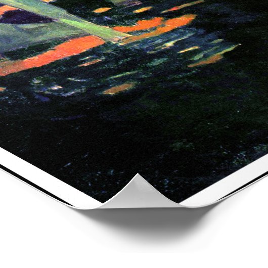 Paul Gauguin: Het witte paard Poster (Hoek)