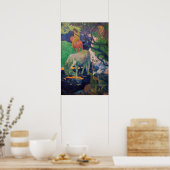 Paul Gauguin - Het witte paard Poster (Keuken)