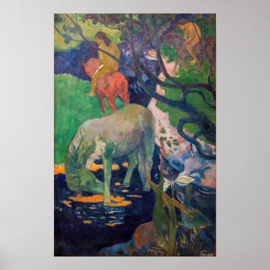 Paul Gauguin - Het Witte Paard Poster (Voorkant)