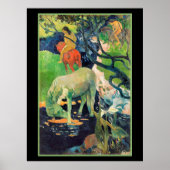 Paul Gauguin, Het witte paard Poster (Voorkant)
