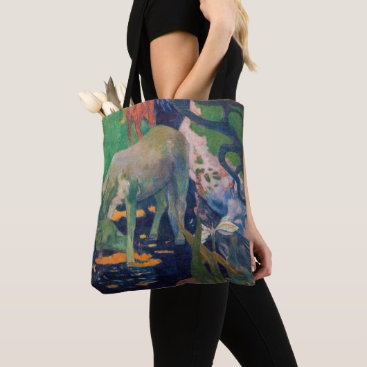 Paul Gauguin - Het witte paard Tote Bag (Dichtbij)