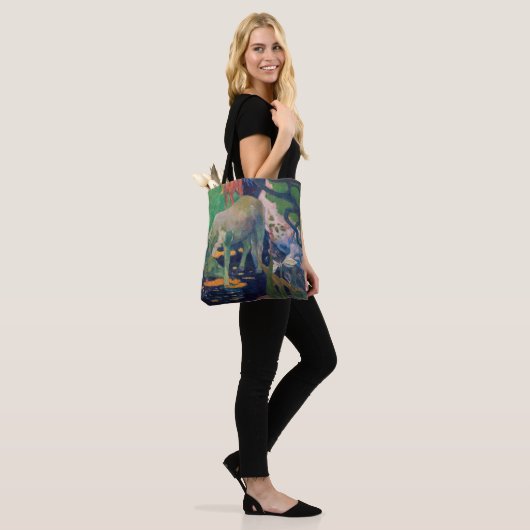Paul Gauguin - Het witte paard Tote Bag (Op model)