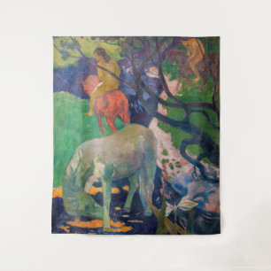 Paul Gauguin - Het witte paard Wandkleed