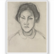 Paul Gauguin - Hoofd van een Tahitiaanse vrouw