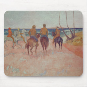 Paul Gauguin   Horseman op de strand van 1902 Muismat