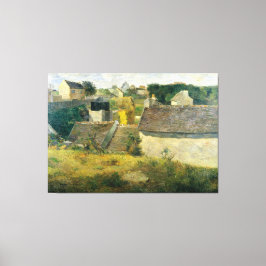 Paul Gauguin Huizen op Vaugirard Canvas Afdruk