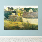 Paul Gauguin Huizen op Vaugirard Canvas Afdruk (Insitu (Houten vloer))