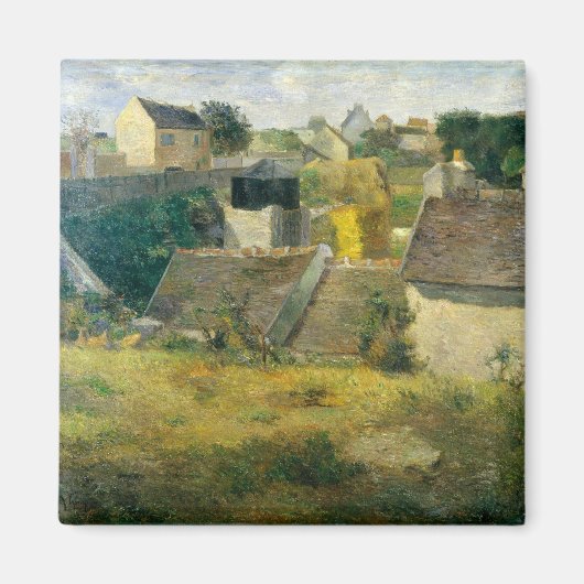 Paul Gauguin Huizen op Vaugirard Magneet (Voorkant)