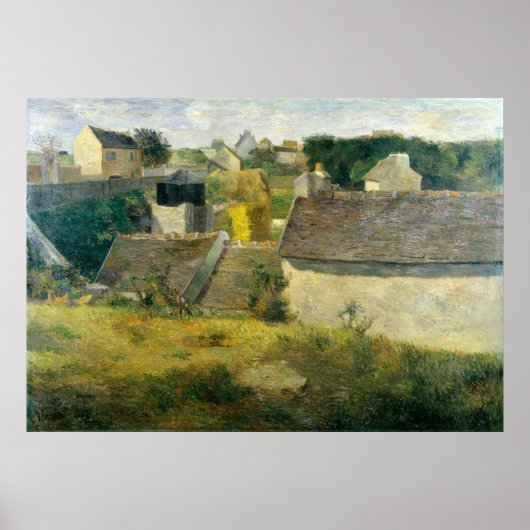 Paul Gauguin Huizen op Vaugirard Poster (Voorkant)