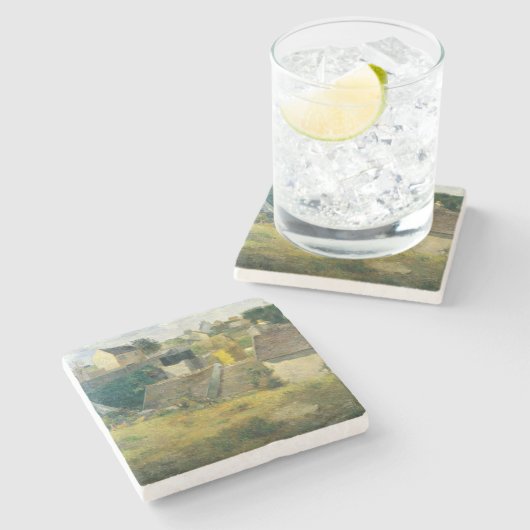 Paul Gauguin Huizen op Vaugirard Stenen Onderzetter (Zijkant)