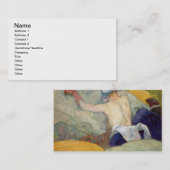 Paul Gauguin | In de hitte of de varkens 1888 Visitekaartje (Voorkant / Achterkant)