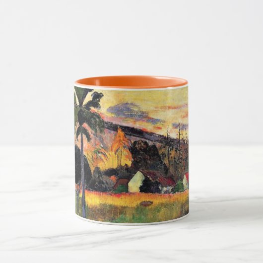 Paul Gauguin kunst: Kom hier, de weg op Tahiti, Mok (Midden)